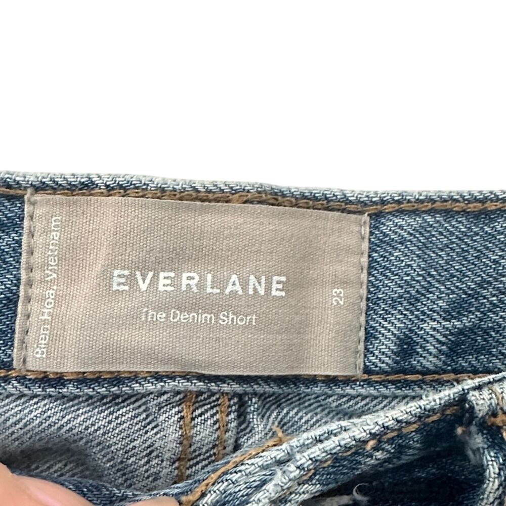Everlane The Denim Short Womens 23 High Rise Organic Cotton Jean Shorts - Picture 5 of 8